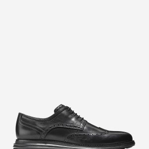 FACADE4579 Mens Wide Fit Original Grand Wingtip Oxford Brown Shoes