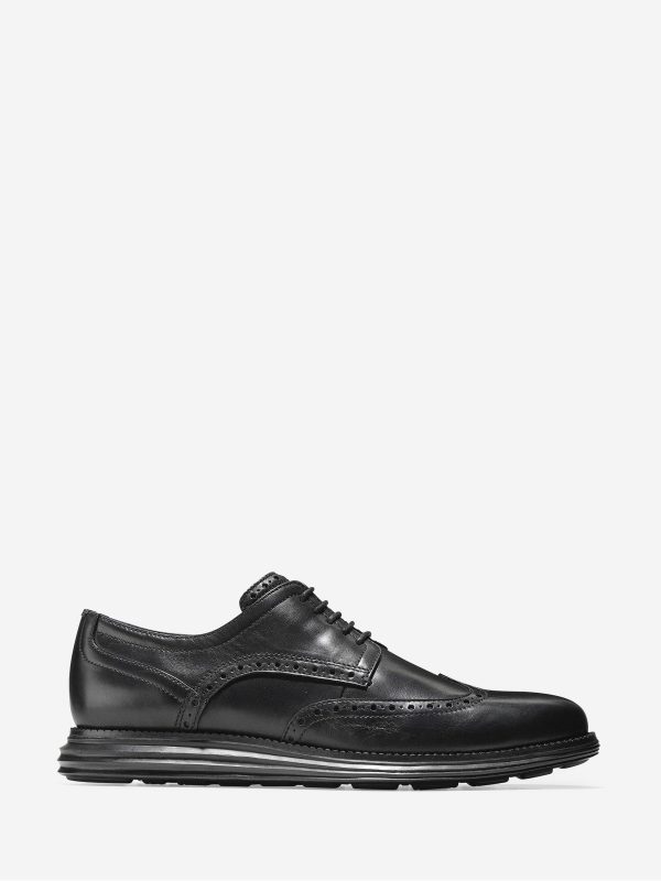 FACADE4579 Mens Wide Fit Original Grand Wingtip Oxford Brown Shoes
