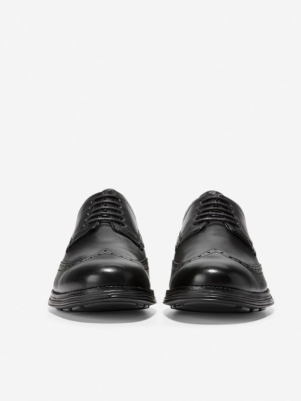 FACADE4579 Mens Wide Fit Original Grand Wingtip Oxford Brown Shoes - Image 2