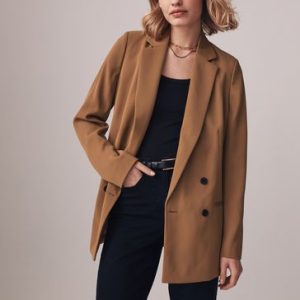 FACADE4562 Brown Double Breasted Suit