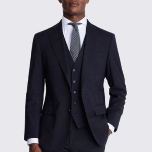 FACADE4550 Grey Tailored Fit Performance Suit Suit