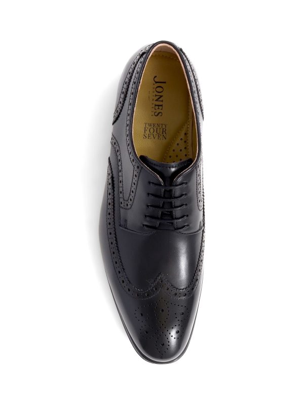 FACADE4571 Middleham Leather Oxford Black Shoes - Image 4
