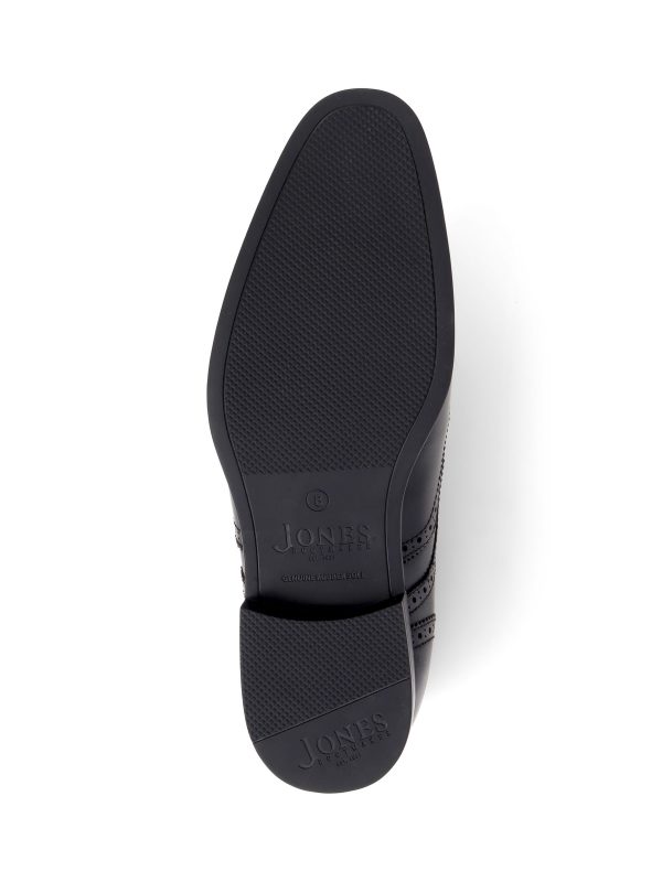 FACADE4571 Middleham Leather Oxford Black Shoes - Image 5