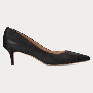 FACADE4581 Adrienne Leather Kitten Heel Shoes