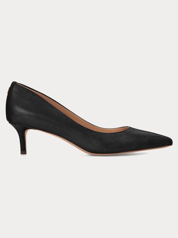 FACADE4581 Adrienne Leather Kitten Heel Shoes