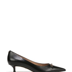 FACADE4582 Regular Fit Kaya Kitten Heel Black Shoes