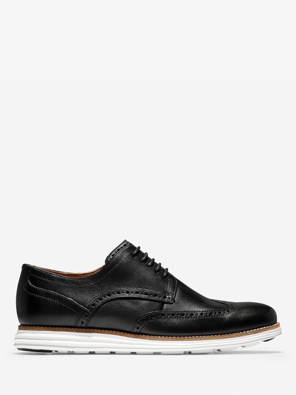 FACADE4575 Mens Wide Fit Original Grand Wingtip Oxford Brown Shoes