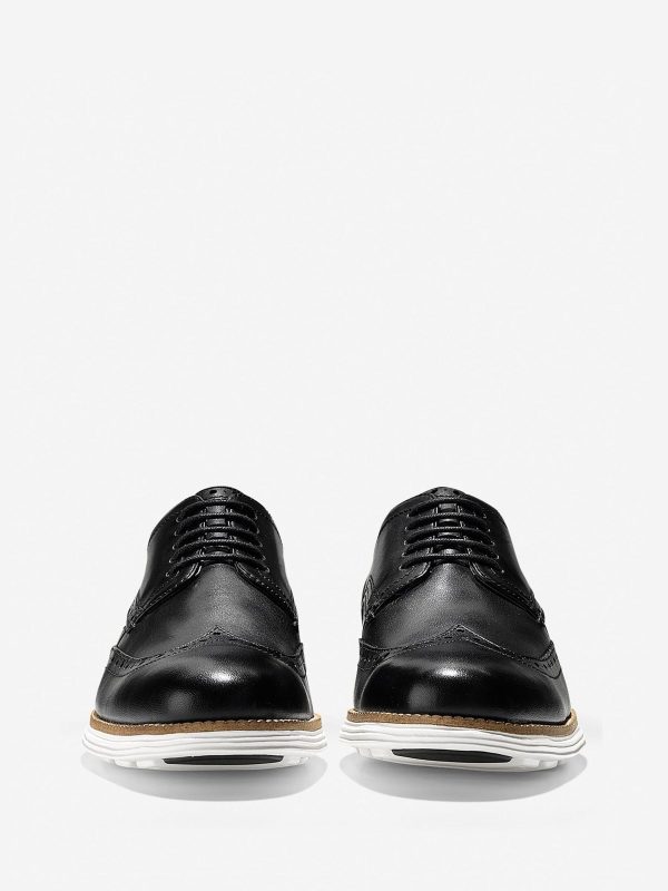 FACADE4575 Mens Wide Fit Original Grand Wingtip Oxford Brown Shoes - Image 3
